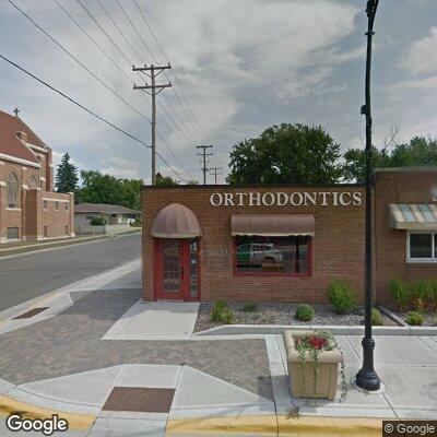 Thumbnail image of the front of a dentist office practice with the name Orthodontics for Children and Adults which is located in Staples, MN