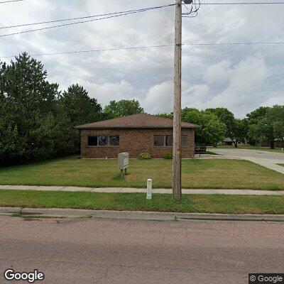 Thumbnail image of the front of a dentist office practice with the name The Dental Clinic which is located in Mitchell, SD