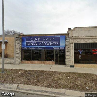 Thumbnail image of the front of a dentist office practice with the name Oak Park Dental Associates which is located in Oak Park, IL