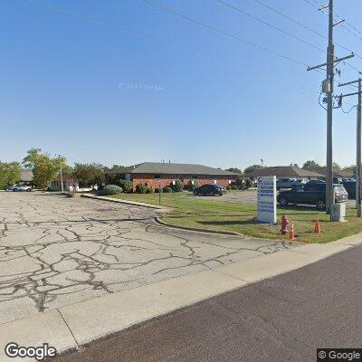 Thumbnail image of the front of a dentist office practice with the name Brucker Dental Care which is located in Gibson City, IL