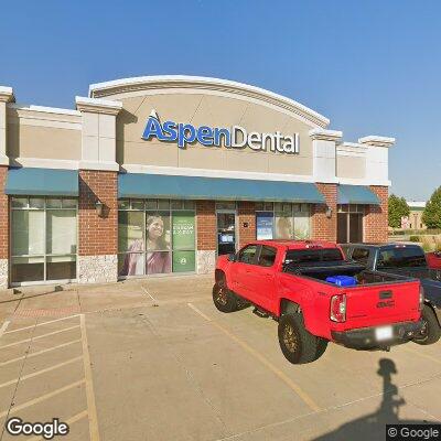 Thumbnail image of the front of a dentist office practice with the name Aspen Dental which is located in East Peoria, IL