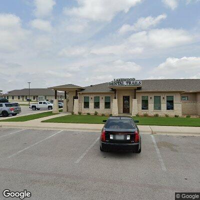 Thumbnail image of the front of a dentist office practice with the name Lakewood Dental Trails which is located in Temple, TX