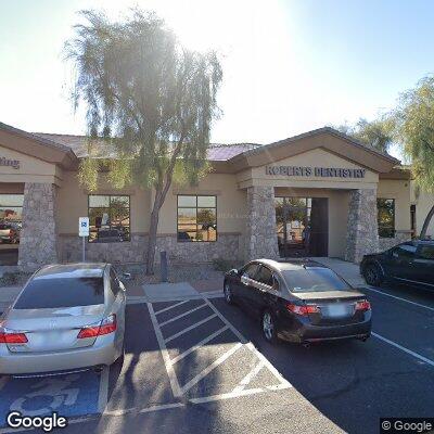 Thumbnail image of the front of a dentist office practice with the name Roberts Dentistry which is located in Gilbert, AZ