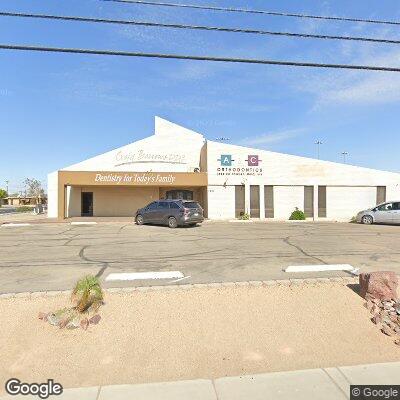 Thumbnail image of the front of a dentist office practice with the name Yuma Family Dental which is located in Yuma, AZ