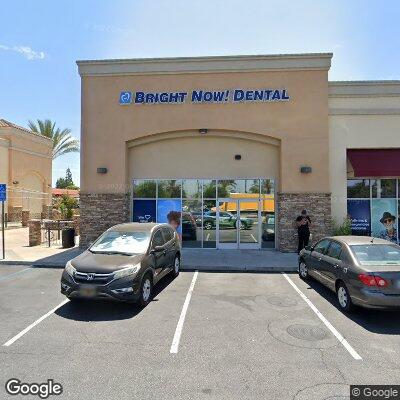 Thumbnail image of the front of a dentist office practice with the name Bright Now! Dental & Orthodontics which is located in Pico Rivera, CA