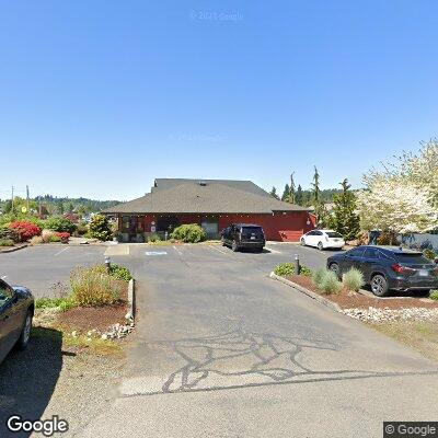 Thumbnail image of the front of a dentist office practice with the name Tenino Family Dental Center which is located in Tenino, WA