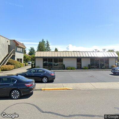 Thumbnail image of the front of a dentist office practice with the name Lynden Denture Clinic which is located in Lynden, WA