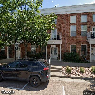 Thumbnail image of the front of a dentist office practice with the name Rural Dental Center which is located in Colorado Springs, CO