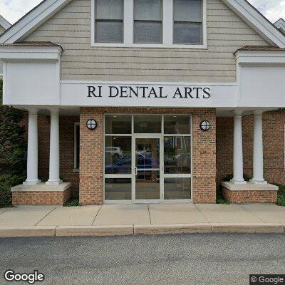 Thumbnail image of the front of a dentist office practice with the name Rhode Island Dental Arts which is located in Cranston, RI