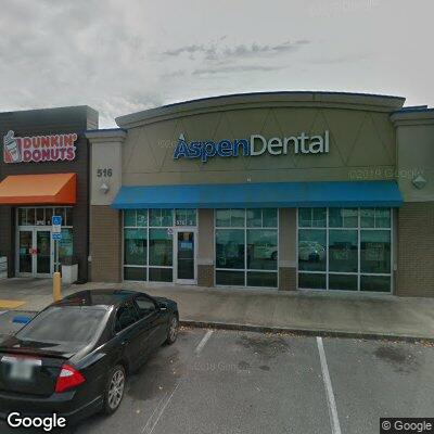 Thumbnail image of the front of a dentist office practice with the name Aspen Dental which is located in Fort Walton Beach, FL