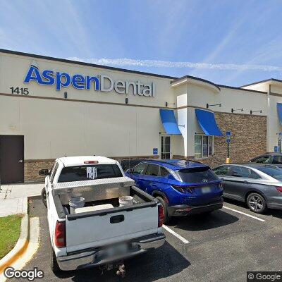 Thumbnail image of the front of a dentist office practice with the name Aspen Dental which is located in Tallahassee, FL