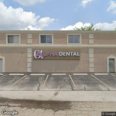 Thumbnail image of the front of a dentist office practice with the name Alpha Dental which is located in Columbus, OH