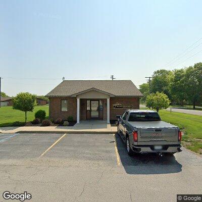 Thumbnail image of the front of a dentist office practice with the name Still Waters Family Dentistry which is located in Ossian, IN