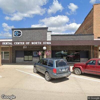 Thumbnail image of the front of a dentist office practice with the name Dental Center of North Iowa which is located in Belmond, IA