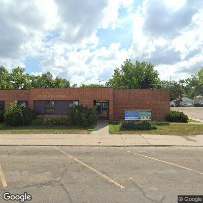 Thumbnail image of the front of a dentist office practice with the name Hendricks Dental Ofc which is located in Hendricks, MN