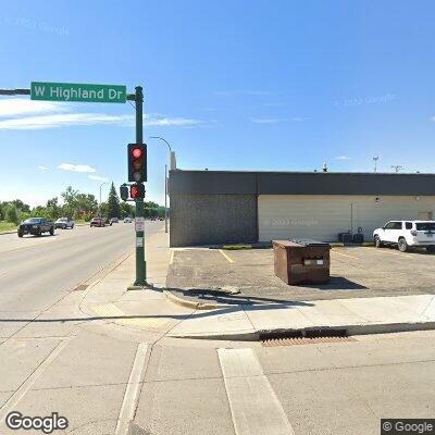 Thumbnail image of the front of a dentist office practice with the name Fisher Orthodontics which is located in Williston, ND