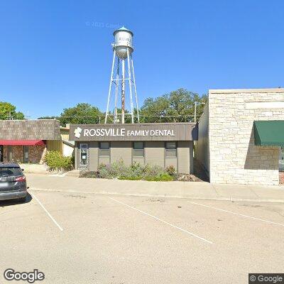 Thumbnail image of the front of a dentist office practice with the name Rossville Family Dental which is located in Rossville, KS