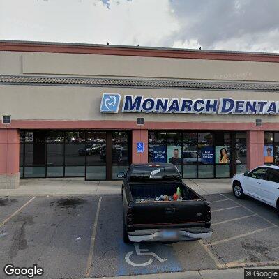 Thumbnail image of the front of a dentist office practice with the name Monarch Dental & Orthodontics which is located in West Valley, UT