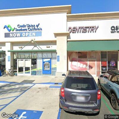 Thumbnail image of the front of a dentist office practice with the name Main Dental Care which is located in Orange, CA