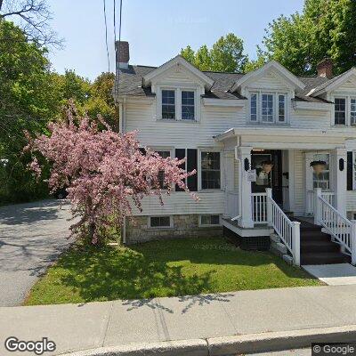 Thumbnail image of the front of a dentist office practice with the name McLain & Peck DDS which is located in Bennington, VT