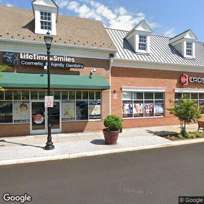 Thumbnail image of the front of a dentist office practice with the name LifeTime Smiles which is located in Haymarket, VA