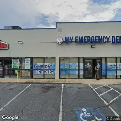 Thumbnail image of the front of a dentist office practice with the name My Emergency Dental which is located in Marietta, GA