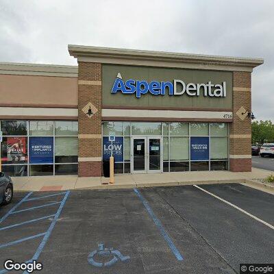 Thumbnail image of the front of a dentist office practice with the name Aspen Dental which is located in Fort Wayne, IN