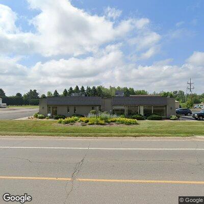 Thumbnail image of the front of a dentist office practice with the name Belding Family Dentistry which is located in Belding, MI