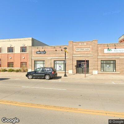 Thumbnail image of the front of a dentist office practice with the name Midwest Dental which is located in Reedsburg, WI