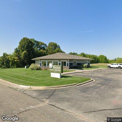 Thumbnail image of the front of a dentist office practice with the name Shaw Family Dental which is located in Ellsworth, WI