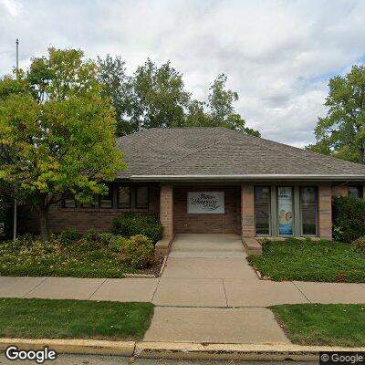 Thumbnail image of the front of a dentist office practice with the name Harvey Dental which is located in Waupaca, WI