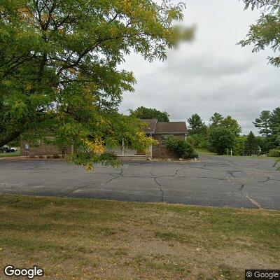 Thumbnail image of the front of a dentist office practice with the name Amherst Family Dental which is located in Amherst, WI