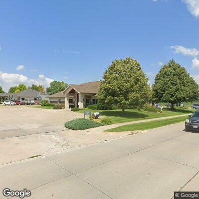 Thumbnail image of the front of a dentist office practice with the name Butler Orthodontics which is located in Kearney, NE