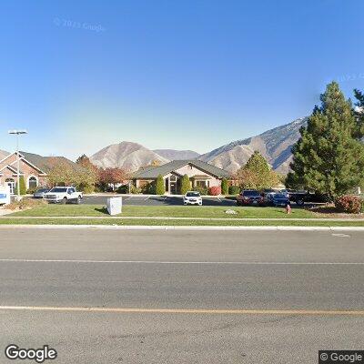 Thumbnail image of the front of a dentist office practice with the name Mapleton Family Dentistry which is located in Mapleton, UT