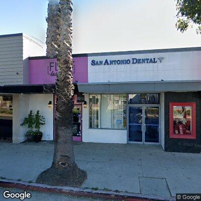 Thumbnail image of the front of a dentist office practice with the name San Antonio Dental which is located in Long Beach, CA