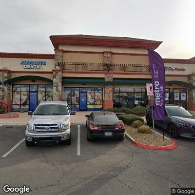 Thumbnail image of the front of a dentist office practice with the name Nevada Dental Specialists which is located in North Las Vegas, NV