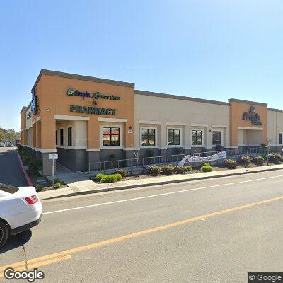 Thumbnail image of the front of a dentist office practice with the name Ampla Health Lindhurst Dental which is located in Olivehurst, CA