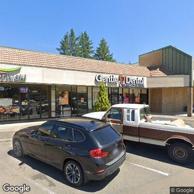 Thumbnail image of the front of a dentist office practice with the name Gentle Dental which is located in Sandy, OR