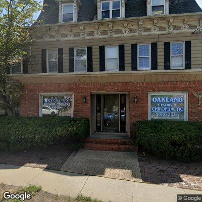 Thumbnail image of the front of a dentist office practice with the name Oakland Premier Dental which is located in Oakland, NJ