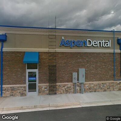 Thumbnail image of the front of a dentist office practice with the name Aspen Dental which is located in Milledgeville, GA