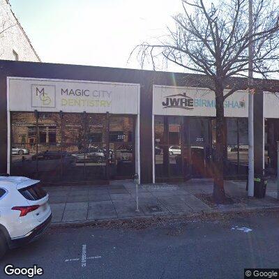 Thumbnail image of the front of a dentist office practice with the name Magic City Dentistry which is located in Birmingham, AL