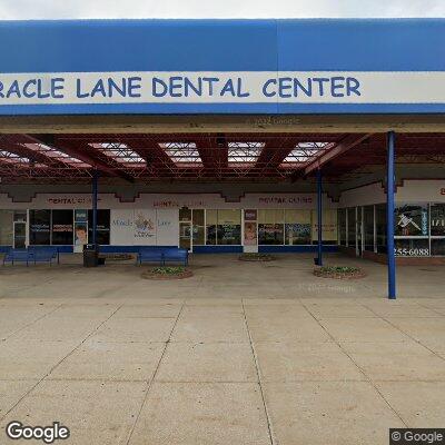 Thumbnail image of the front of a dentist office practice with the name Miracle Lane Family Dentistry which is located in Mishawaka, IN