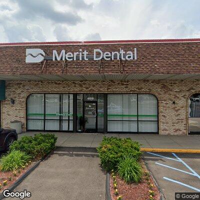 Thumbnail image of the front of a dentist office practice with the name Merit Dental Waterford which is located in Waterford, MI