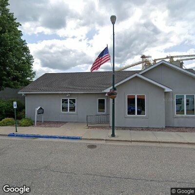 Thumbnail image of the front of a dentist office practice with the name Clarkfield Dental Clinic which is located in Clarkfield, MN