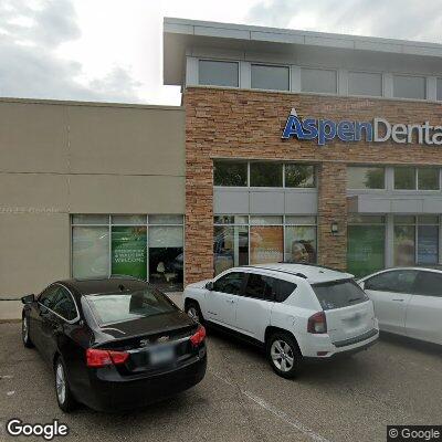 Thumbnail image of the front of a dentist office practice with the name Aspen Dental which is located in Mankato, MN