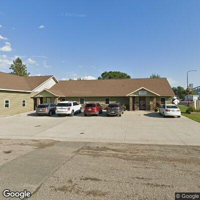 Thumbnail image of the front of a dentist office practice with the name Sandwick Orthodontics which is located in Fosston, MN