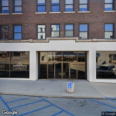 Thumbnail image of the front of a dentist office practice with the name Apple White Dental Partners which is located in Burlington, IA