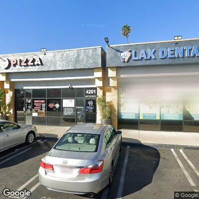 Thumbnail image of the front of a dentist office practice with the name Lax Dental which is located in Inglewood, CA