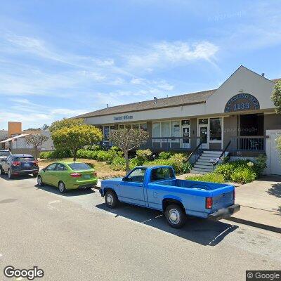 Thumbnail image of the front of a dentist office practice with the name Naval Family Dentistry which is located in South San Francisco, CA