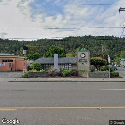 Thumbnail image of the front of a dentist office practice with the name Harvard Dental Group which is located in Roseburg, OR